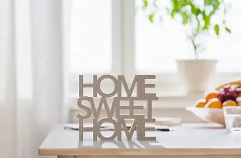 Schriftzug Home Sweet Home