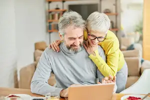 glückliches Ehepaar